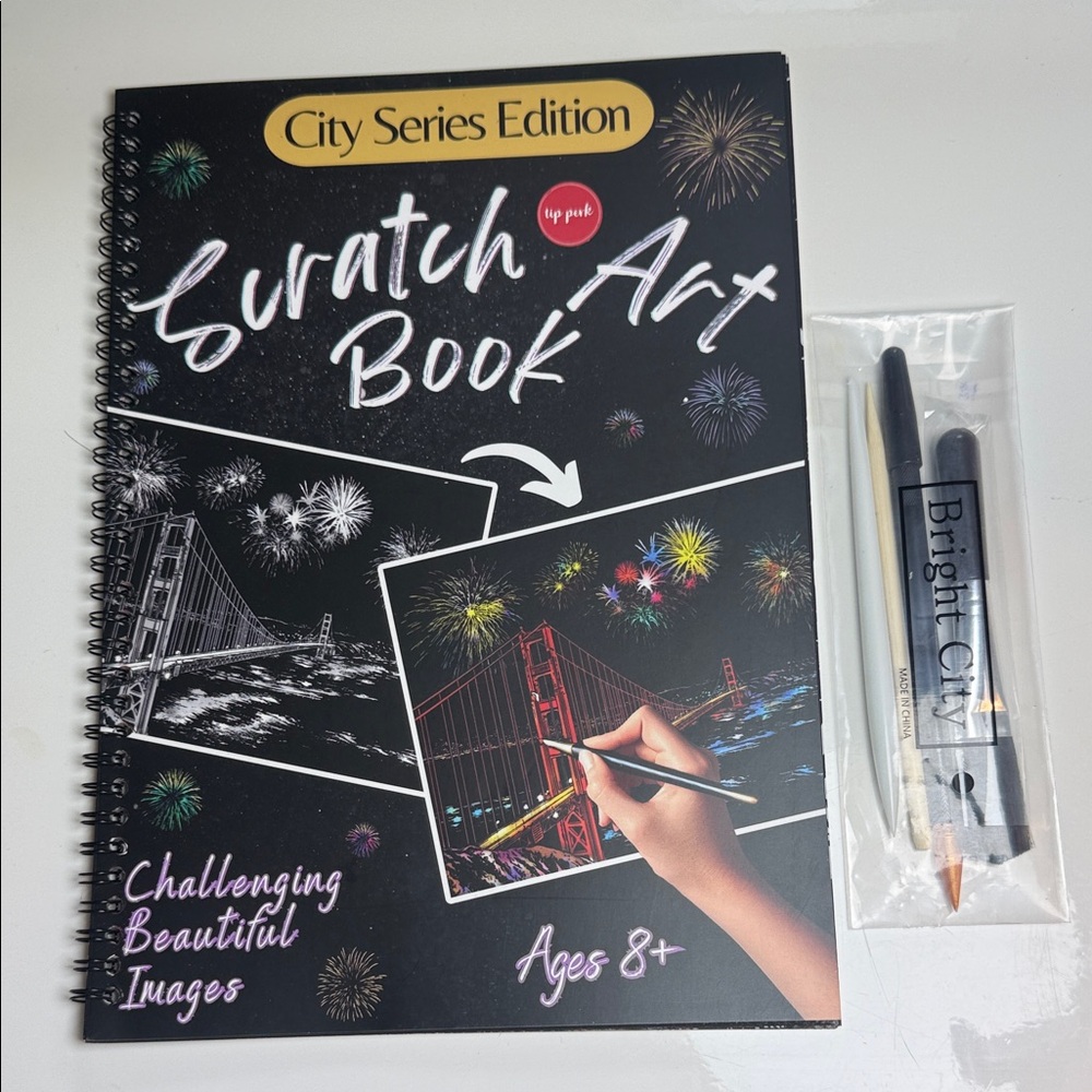 Scratch Art Book - City Series